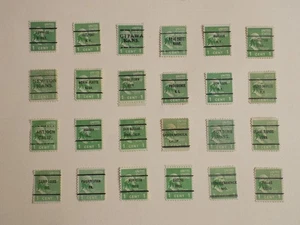 U S Coll'n de (24) usado Diffn't cities PRECAN. DEFIN-12-1-I*-1 C WASHINGTON- - Imagen 1 de 2