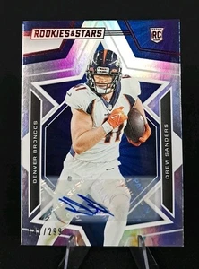 Panini Rookies & Stars #138 2023 Drew Sanders Rookie Auto/299 Broncos - Imagen 1 de 2