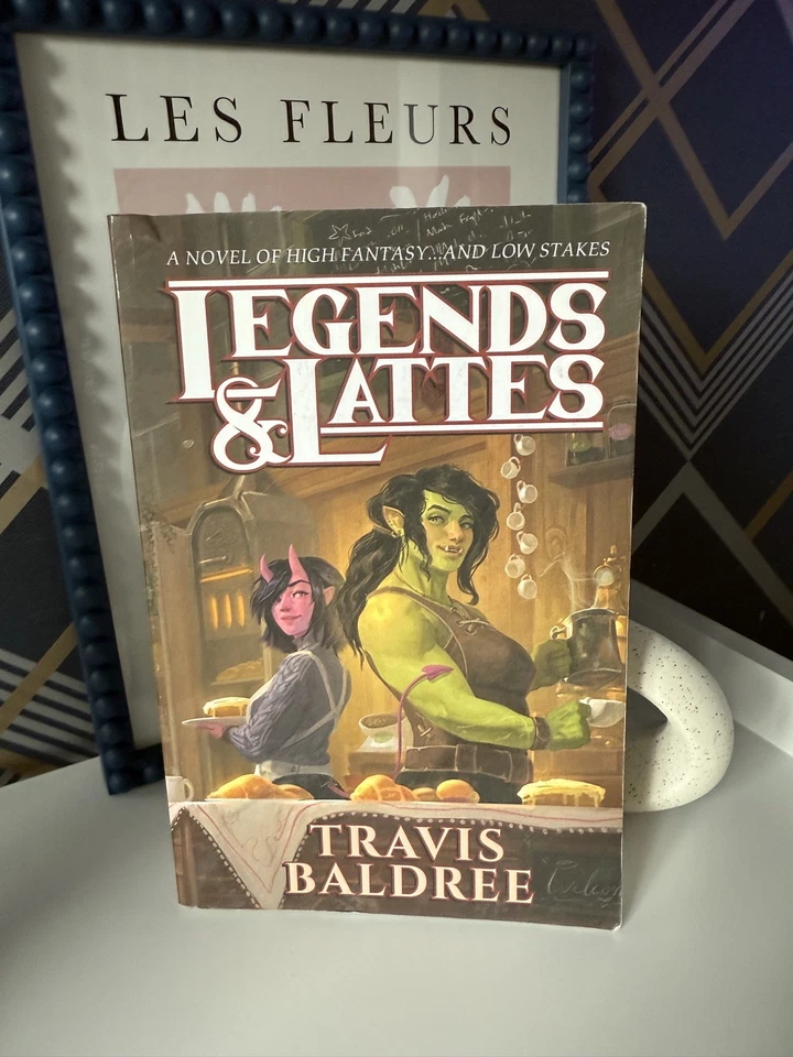 TRUE 1ST EDITION & PRINT CRYPTID PRESS 2022 Travis Baldree LEGENDS & LATTES !  - Image 1 of 4