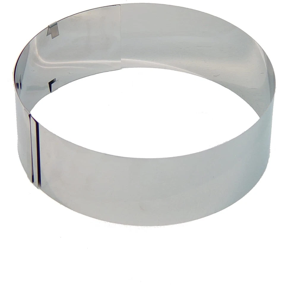Tortenring 16-30 cm Edelstahl verstellbar Backform Backrahmen kuchen Torte  - Bild 1 von 1