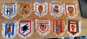 Lot de 10 fanions Clubs de football en tissu #3 - Picture 1 of 1