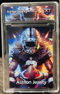 Ashton Jeanty Custom Card Raiders - Imagen 1 de 2