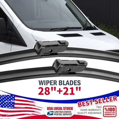 PARA FORD TRANSIT-350 15-21 LIMPIAPARABRISAS DELANTERO IZQUIERDO Y DERECHO - 28"+21" Foto 1 de 4
