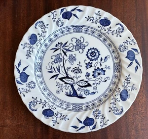 Plato de cena J and G Meakin "Blue Nordic" 9 7/8 pulgadas - Imagen 1 de 3