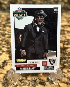 Tarjeta de novato Ashton Jeanty 2025 Panini instantánea “1 de 5681” Draft Night #DN-6 - Imagen 1 de 2