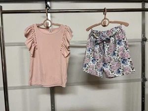 Girls SHEIN Shirt/Shorts Sets ~ Size 6 Years - Picture 1 of 1