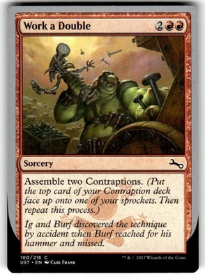 Work a Double Unstable Regular MTG NM - Image 1 of 2