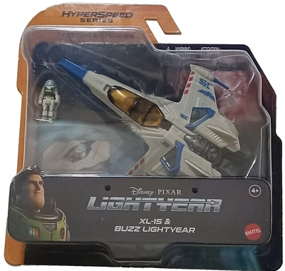Disney Pixar Lightyear XL-15 y Buzz Lightyear Hyperspeed Series Mattel Nuevo Foto 1 de 4