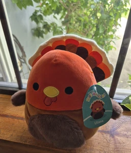 Thanksgiving Turkey SQUISHMALLOW Ulana Plush Bird Fowl - Picture 1 of 16