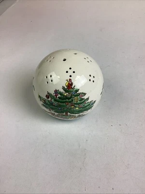 De Colección Spode England Porcelana Navidad Pomander Bola, Adorno, Bola Popurrí Foto 1 de 4