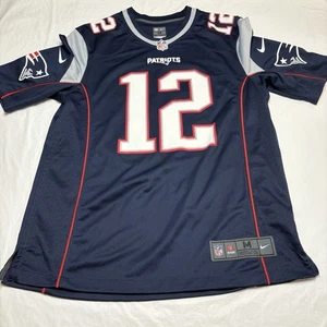Camiseta deportiva vintage Nike New England Patriots Tom Brady #12 para hombre mediana - Imagen 1 de 10