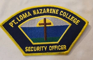 Pt Loma Nazarene College Security Officer Patch / Polizei Strafverfolgung - Bild 1 von 2