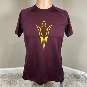 Arizona State Sun Devils — T-Shirt Adidas Climalite — Taglia Uomo Small-Pitchfork - Foto 1 di 6