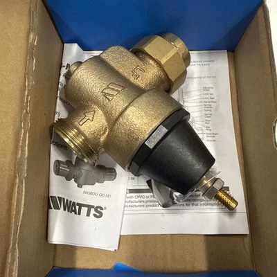 Watts 3/4 50psi Water Pressure Reducing Valve Lead (LFN45BM1-U) - Image 1 of 4