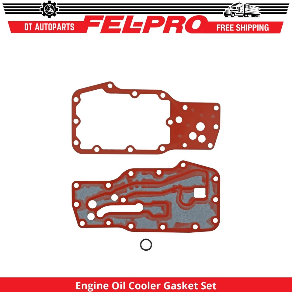 Juego de juntas de enfriador de aceite de motor Fel-Pro 2012 2013 para Ram 2500 2011-2021 6,7 L L6 Foto 1 de 1