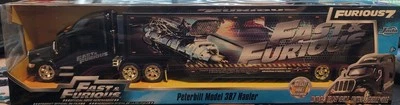 Jada 1:64 Peterbilt 387 Hauler Diecast 2015 1/64 Fast & Furious Rare Limited   - Image 1 of 4