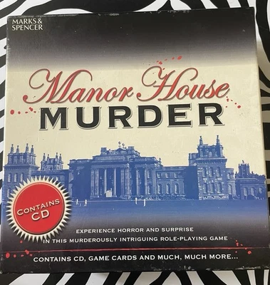 Marks & Spencer Murder Mystery At The Manor House  Role Play Game - Image 1 of 4