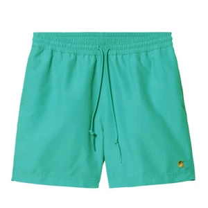 Carhartt WIP Chase Swim Trunks Herren Aqua Green Gold Badehose Badeshorts Grün - Bild 1 von 2