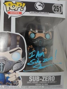 Steve Blum Signed Sub-Zero Mortal Kombat X Funko Pop w/ Choice Quote JSA COA - Picture 1 of 5