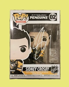 Sydney Crosby Pittsburgh Penguins Signed Funko Pop #02 w/ COA - Picture 1 of 7