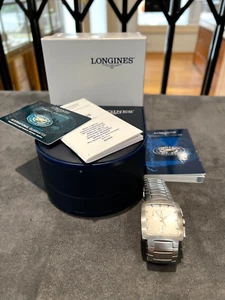 LONGINES Opposition Chronograph Chrono with Box & Paperwork - Picture 1 of 9