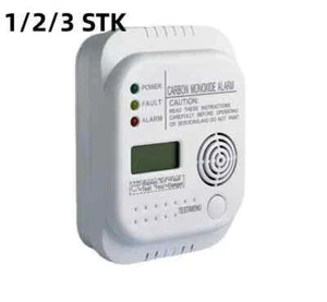 DE CO Melder Kohlenmonoxid Melder Gasmelder Warnmelder Kohlenmonoxidmelder LCD - Bild 1 von 5
