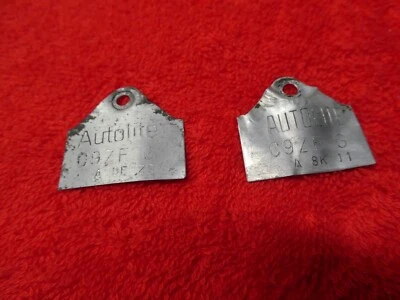 FORD FALCON FAIRLANE ORIGINAL AUTOLITE C9 CARB TAGS FOR XR XT XW XY XA GT ZC ZD - image 1 of 3