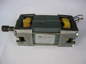 Elektromotor Asynchronmotor AEG 220V EB 6055/2t mit Schnecke - Bild 1 von 3