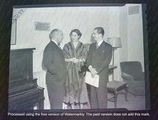 NEW YORK CITY  YUGOSLAVIA KING QUEEN 1948 NEGATIVE AT TOWN HALL  PETER ALEXANDRA