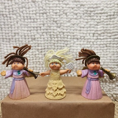 Vintage 1994 Cabbage Patch Doll Figure lot of 3 McDonald's happy meal toys 3.5 - Image 1 of 4
