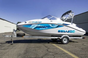 CHALLENGER 180 sticker SEADOO full kit graphic replacement 2005 2010 AQUA - Picture 1 of 3