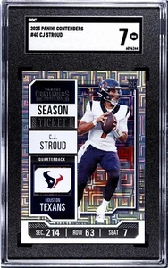 2023 CJ Stroud Rookie - Panini Contenders Season Ticket #40 Mojo - SGC 7 - Picture 1 of 2