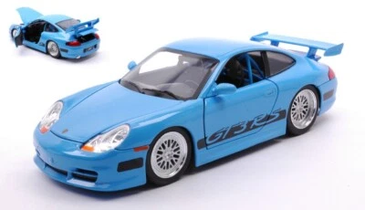 MODELLINO AUTO STATICO JADA TOYS BRIAN'S PORSCHE 996 GT3 FAST FURIOUS BLU 1/24 - Immagine 1 di 4