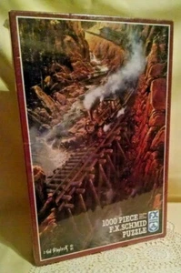 PUZZLE TREN DENVER RIO GRANDE WESTERN TED BLAYLOCK 1992 BLACK CANYON EXPRESS. - Imagen 1 de 9