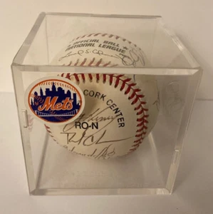 1995 New York Mets Autographed Team Ball Rawlings 12 Sigs Bogar Castillo Spiers - Picture 1 of 7