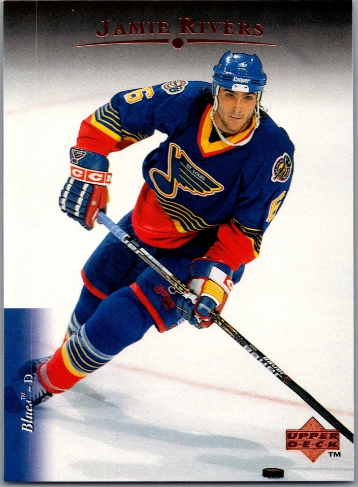 1995-96 Upper Deck Hockey - #477 Jamie Rivers - Image 1 of 2