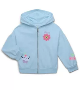 365 Kids By Garanimals Girls Zip Up Hoodie, Size-6 - Picture 1 of 13