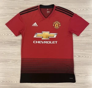 Adidas 2018/2019 Manchester United FC Home Soccer Jersey Red Men’s Size Small - Picture 1 of 8