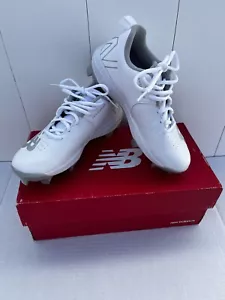 BOTINES DE SOFTBOL MOLDEADOS MUJER NEW BALANCE TALLA 5 1/2 BLANCOS SPFUSEW3 NUEVOS EN CAJA - Imagen 1 de 17