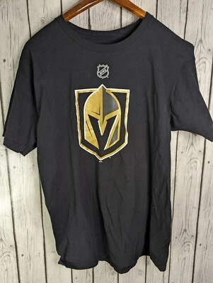 ADIDAS NHL LAS VEGAS ЗОЛОТЫЕ РЫЦАРИ ДЖЕЙМС NEAL ЧЕРНАЯ ФУТБОЛКА РАЗМЕР L - Изображение 1 из 3