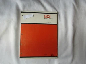1972 Case 31 backhoe parts catalog manual book - Picture 1 of 9