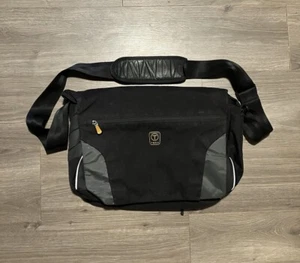 Tumi T-Tech Messenger Bag Crossbody Laptop Shoulder Briefcase Black Yellow - Picture 1 of 8