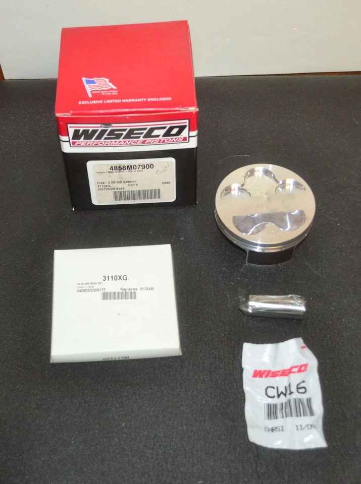  WISECO 4858M07900 263cc FORGED BIG OVER BORE PISTON YAMAHA YZ250F - Image 1 of 1