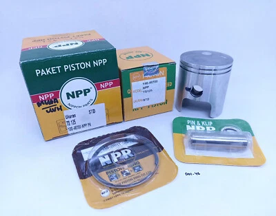 JUEGO DE ANILLOS DE PISTÓN SUZUKI RV125 TS125 TC125 DS125 TAMAÑO STD Foto 1 de 4