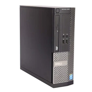 Dell 3020 PC Desktop Computer  Intel i5 8GB RAM 256 SSD Windows 10 Pro WiFi DVD - Picture 1 of 6
