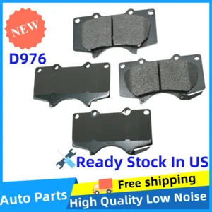 Front Ceramic Brake Pads For Toyota 4Runner FJ Sequoia Tacoma Tundra GX460 GX470 - Picture 1 of 6