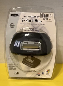 Belkin Hi-Speed USB 2.0- 7 Port Hub F5U237-apl USB HUB Sealed - Picture 1 of 3