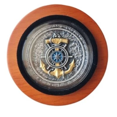 2019 ANCHOR Gold Plating 2 Oz Silver Coin 5$ Niue - Image 1 of 4