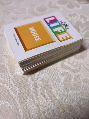 2007 Game of Life Deck Of 54 Cards & 25  LIFE Tiles Replacement Parts Pieces - Image 1 of 4