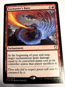 Magic The Gathering Commander 2018 Enchanter's Bane LP raro - Imagen 1 de 2